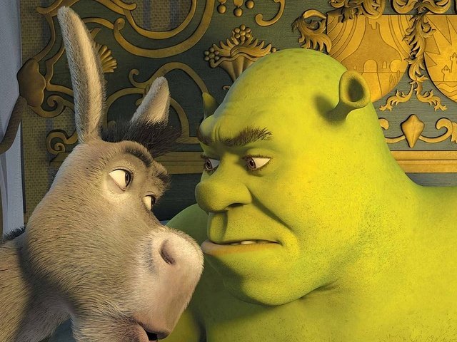 Обои осел, шрек, donkey, shrek разрешение 1920x1080 Загрузить