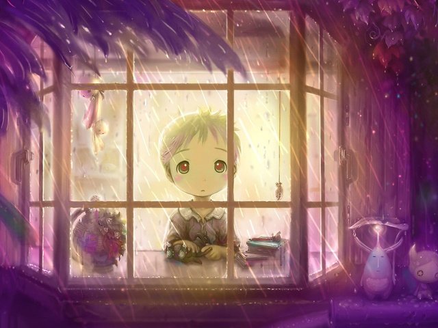 Обои дождь, окно, мальчик, rain, window, boy разрешение 1920x1200 Загрузить