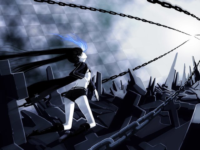 Обои black rock shooter разрешение 1920x1200 Загрузить