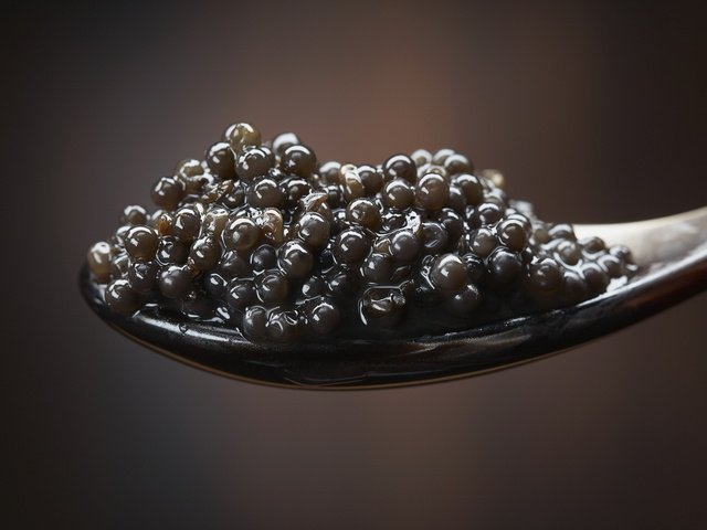 Обои макро, черная, вкусно, икра, ложка, ням-ням, черная икра, macro, black, delicious, caviar, spoon, yum-yum, black caviar разрешение 1920x1200 Загрузить