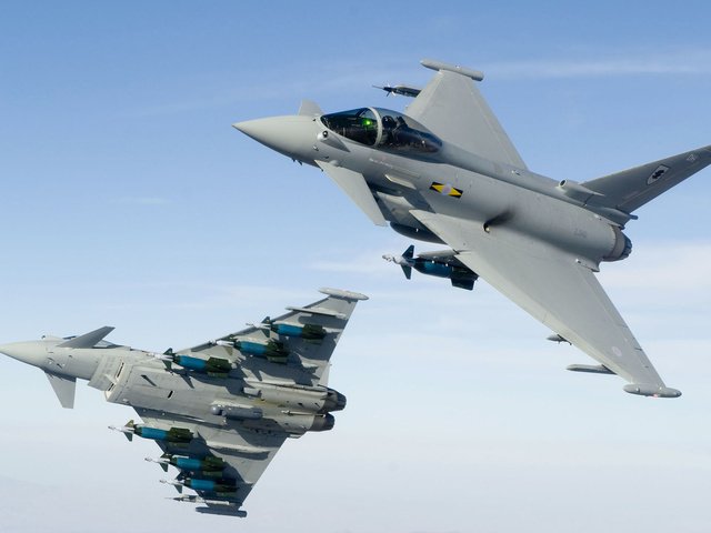 Обои тайфун, еврофайтер, typhoon, eurofighter разрешение 1920x1200 Загрузить