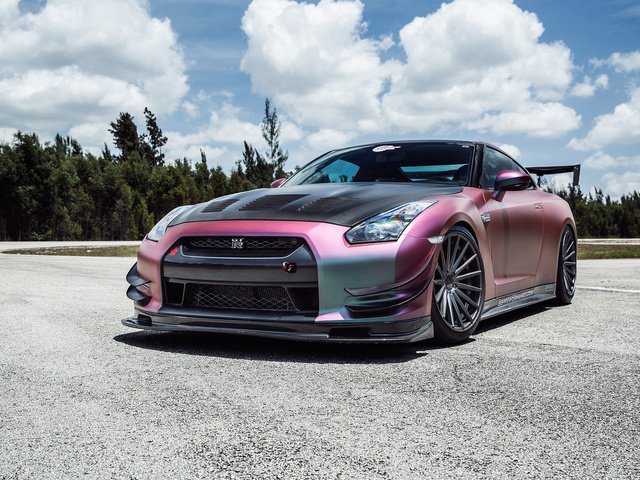 Обои автомобиль, тюнинг, автообои, nissan gt-r, car, tuning, rechange разрешение 1920x1200 Загрузить