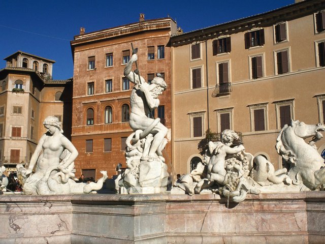 Обои дома, фонтан, италия, рим, пьяцца навона, home, fountain, italy, rome, piazza navona разрешение 1920x1080 Загрузить