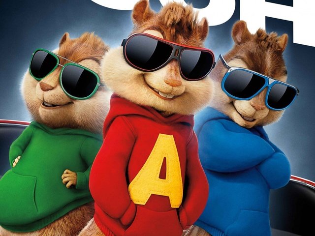 Обои мультфильм, бурундуки, alvin and the chipmunks, элвин и бурундуки, элвин, саймон, теодор, cartoon, chipmunks разрешение 3840x2160 Загрузить