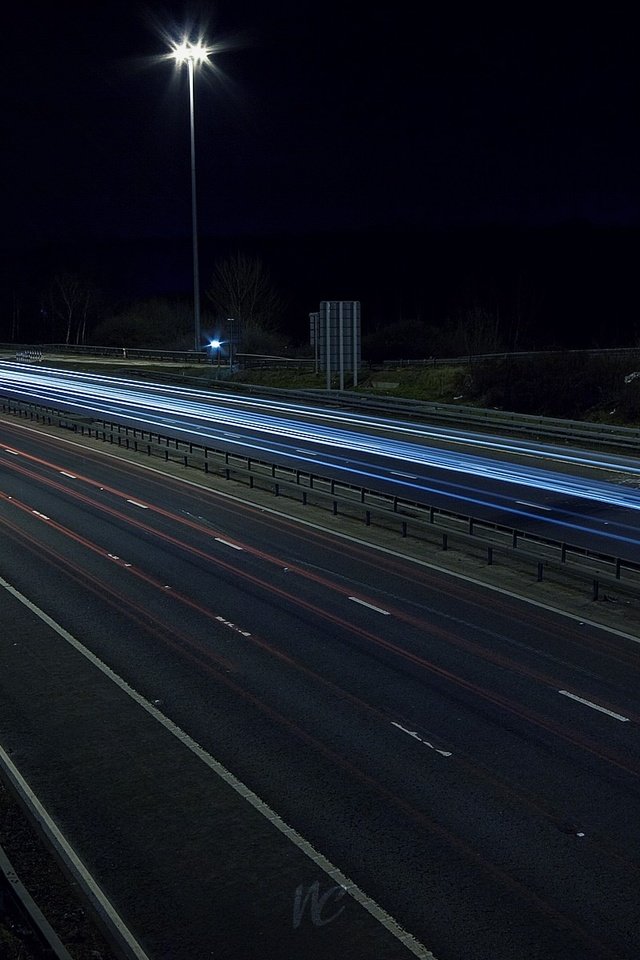 Обои дорога, ночь, огни, автобан, road, night, lights, autobahn разрешение 1920x1200 Загрузить