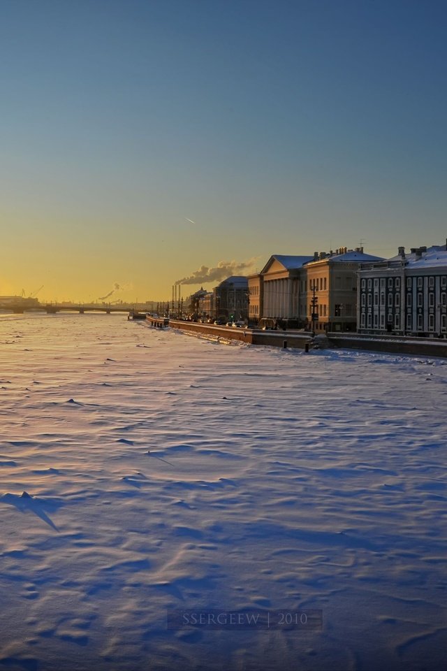 Обои зима, санкт-петербург, serg-sergeew, winter, saint petersburg разрешение 2560x1600 Загрузить