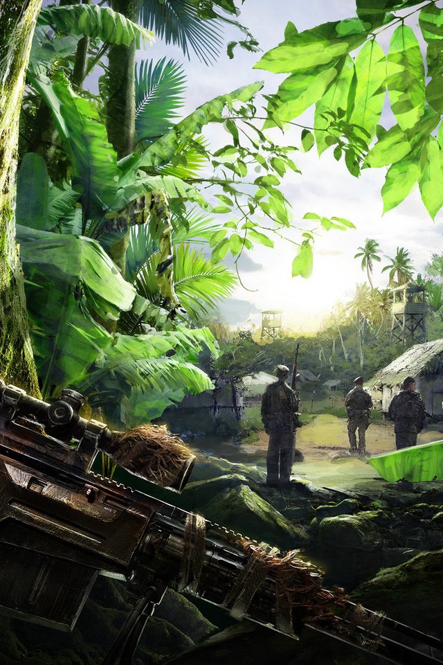 Обои снайпер, засада, патруль, напарник, sniper, ambush, patrol, partner разрешение 1920x1080 Загрузить