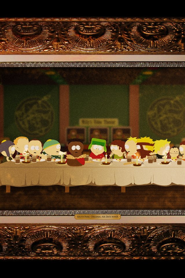 Обои картина, южный парк, тайная вечеря, picture, south park, the last supper разрешение 1920x1200 Загрузить