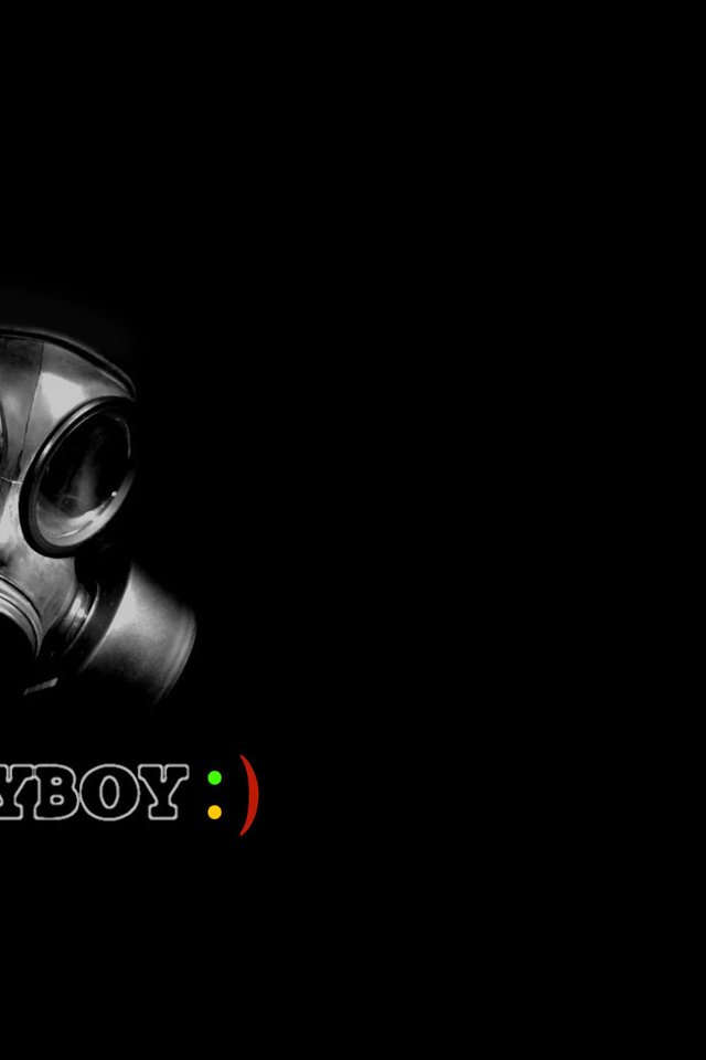 Обои черный, противогаз, блака, всего, плейбой, black, gas mask, just, playboy разрешение 1920x1200 Загрузить