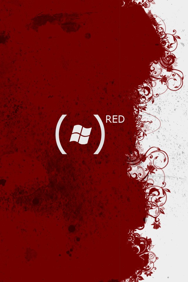 Обои узоры, краcный, windows logo, patterns, red разрешение 1920x1200 Загрузить