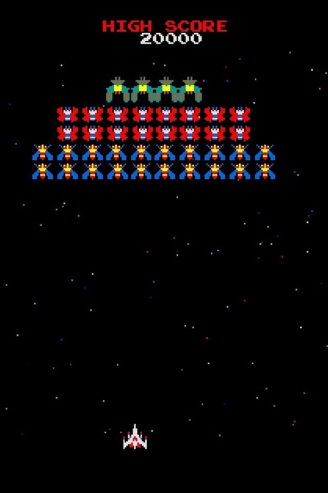 Обои galaxian, nes, dendy, galaga, nintendo, 8-bit разрешение 1920x1200 Загрузить