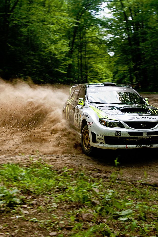 Обои лес, скорость, гонки, занос, субару, forest, speed, race, skid, subaru разрешение 1920x1200 Загрузить