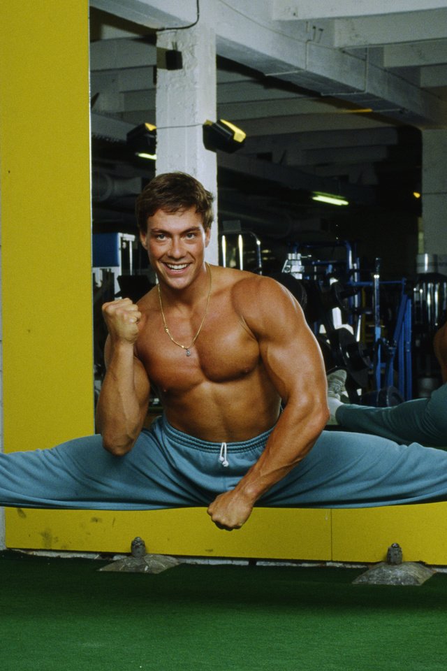 Обои актёр, шпагат, спортзал, жан-клод ван дамм, actor, twine, the gym, jean-claude van damme разрешение 2560x1600 Загрузить