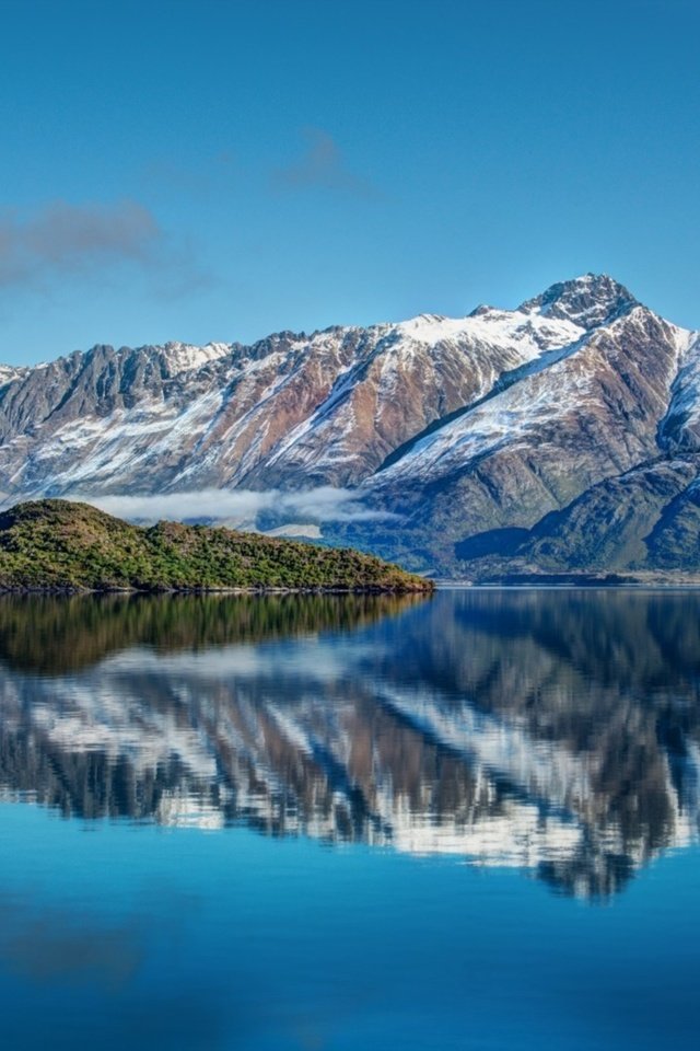 Обои озеро, горы, отражение, glenorchy, nz, отаго, lake, mountains, reflection, otago разрешение 2560x1600 Загрузить