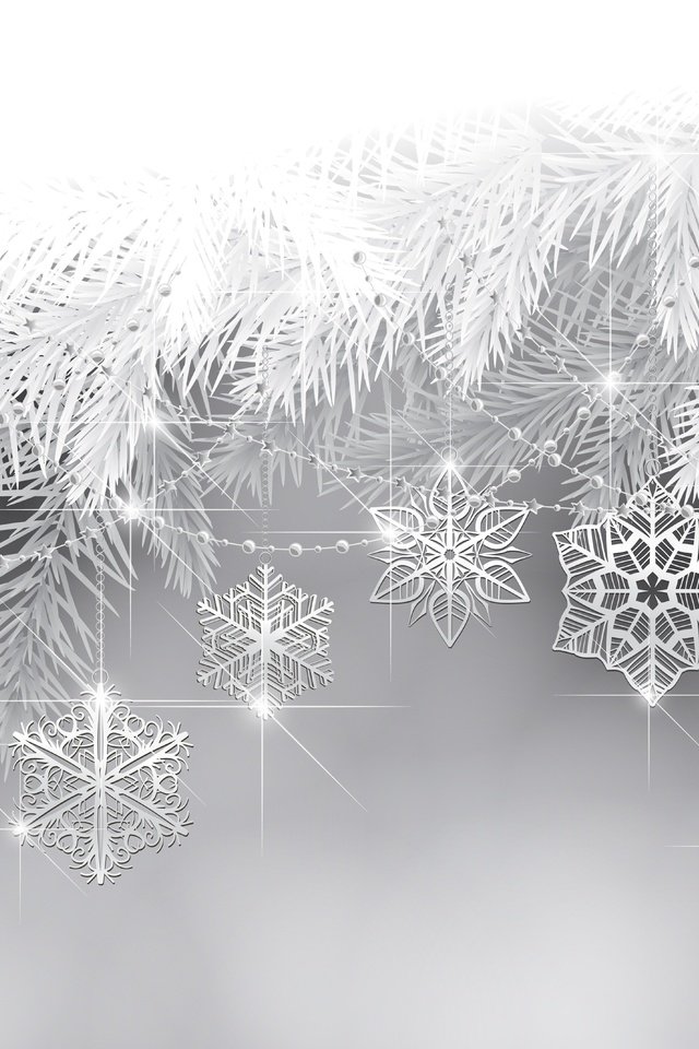 Обои новый год, елка, снежинки, праздник, веточки, new year, tree, snowflakes, holiday, twigs разрешение 7988x5321 Загрузить