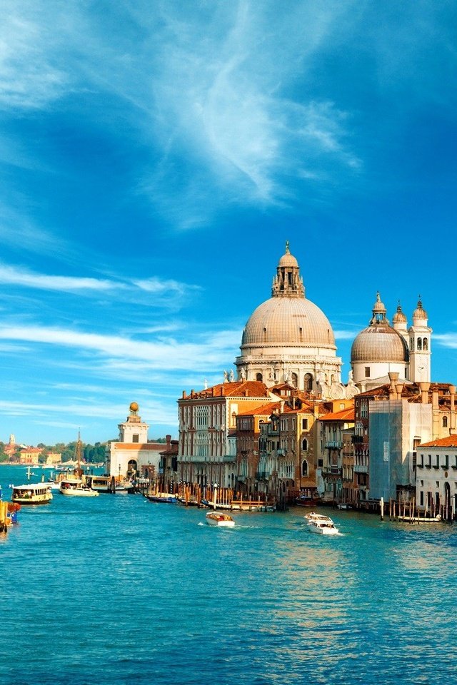 Обои вода, город, венеция, италия, гранд-канал, water, the city, venice, italy, the grand canal разрешение 1920x1080 Загрузить