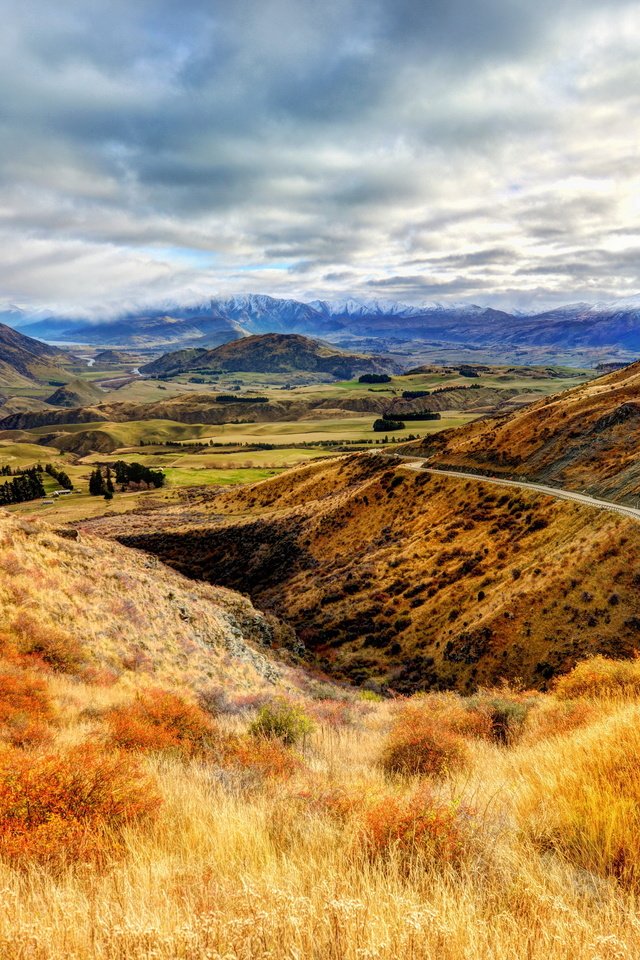 Обои небо, облака, горы, природа, пейзаж, новая зеландия, отаго, the sky, clouds, mountains, nature, landscape, new zealand, otago разрешение 3872x2583 Загрузить