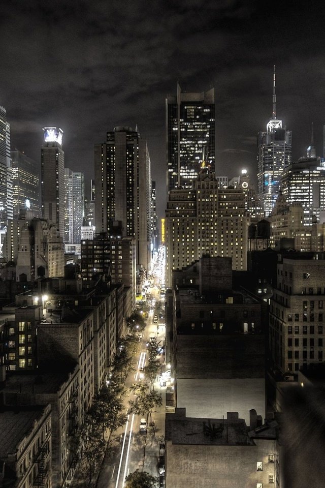 Обои ночь, центр города, городской район, вечер, горизонт, город, мегаполис, нью-йорк, небоскрёб, городской пейзаж, night, the evening, horizon, the city, megapolis, new york, skyscraper, the urban landscape разрешение 1920x1200 Загрузить