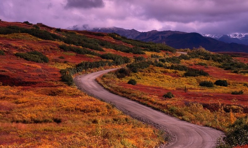 Обои дорога, трава, облака, горы, road, grass, clouds, mountains разрешение 3200x1200 Загрузить