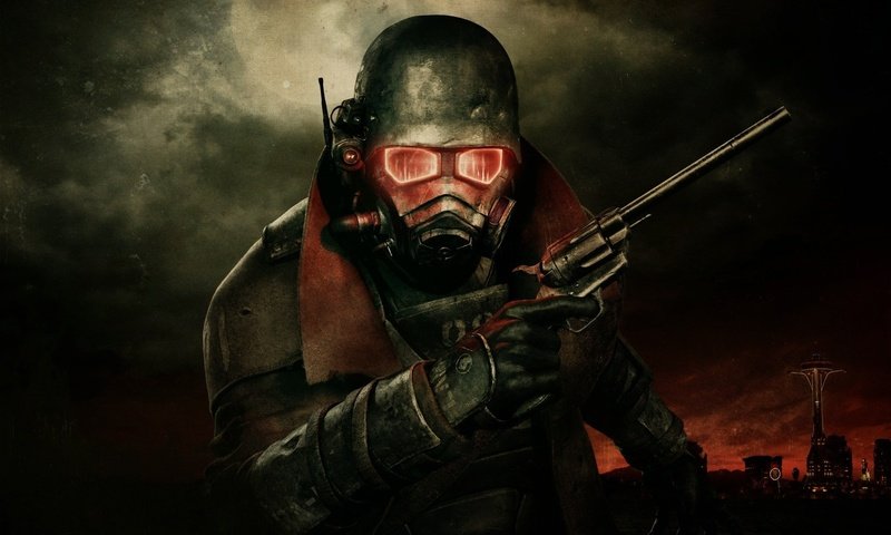 Обои маска, радиация, new vegas, fallout3, магнум, mask, radiation, magnum разрешение 1920x1200 Загрузить