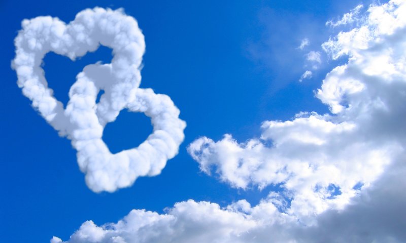 Обои небо, настроения, сердечки, облака, настроение, пейзажи, облако, сердечко, сердце, креатив, сердца, the sky, hearts, clouds, mood, landscapes, cloud, heart, creative разрешение 2560x1600 Загрузить
