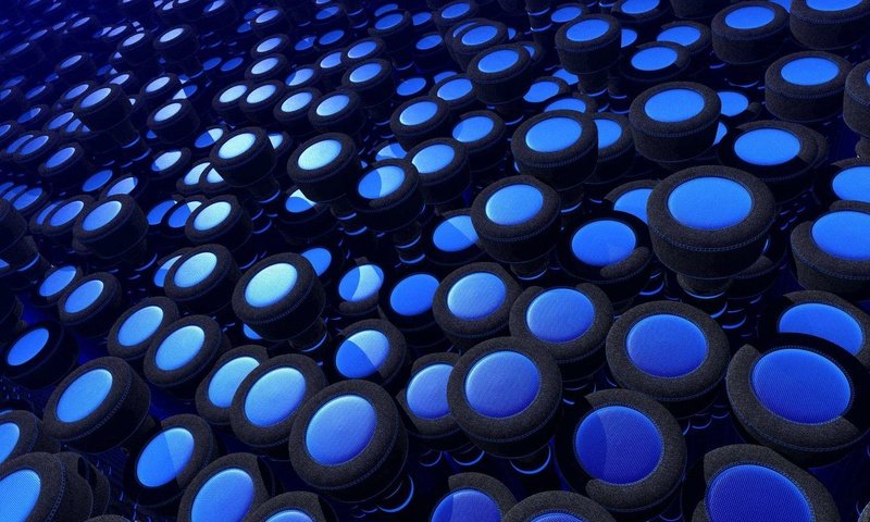 Обои абстракция, фон, синий, круги, кружки, 3д, abstraction, background, blue, circles, mugs, 3d разрешение 1920x1080 Загрузить