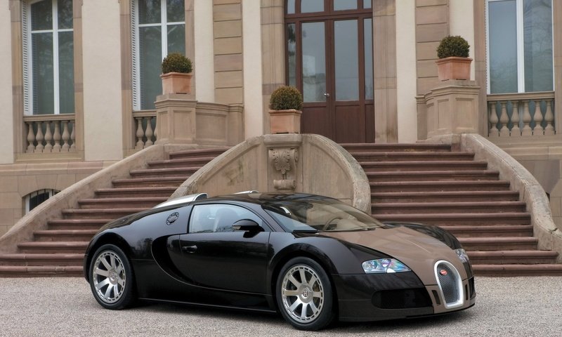 Обои особняк, bugatti veyron, mansion разрешение 1920x1200 Загрузить