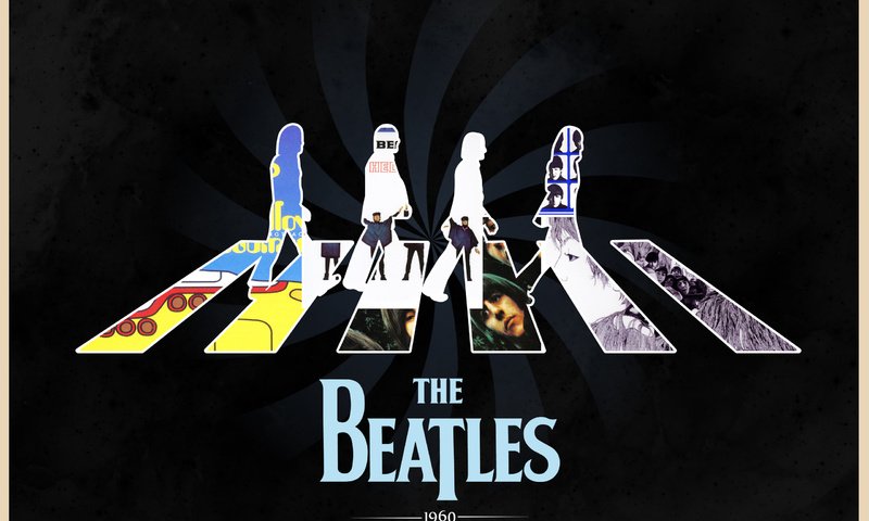 Обои битлз, john lennon, paul mccartney, abbey road, ringo starr, john harrison, наскальные, the beatles, rock разрешение 2560x1600 Загрузить