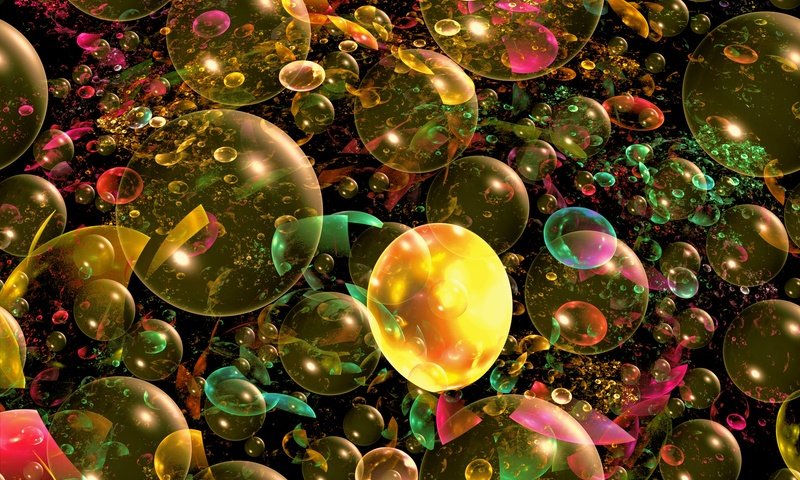 Обои цвет, пузыри, круги, color, bubbles, circles разрешение 4000x2500 Загрузить