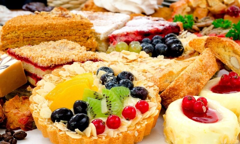 Обои фрукты, ягоды, сладкое, выпечка, десерт, пирожное, тарталетка, ягодное, fruit, berries, sweet, cakes, dessert, cake, tartlet, berry разрешение 1920x1200 Загрузить