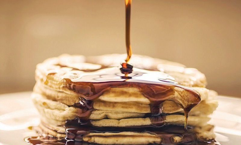 Обои еда, блины, сироп, food, pancakes, syrup разрешение 1920x1200 Загрузить