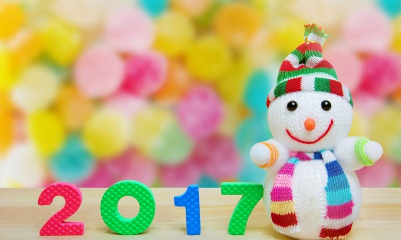 Обои новый год, снеговик, встреча нового года, елочная, 2017, new year, snowman, christmas разрешение 2560x1600 Загрузить