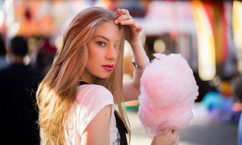 Обои взгляд, модель, волосы, лицо, angelika, сладкая вата, look, model, hair, face, cotton candy разрешение 6000x4000 Загрузить