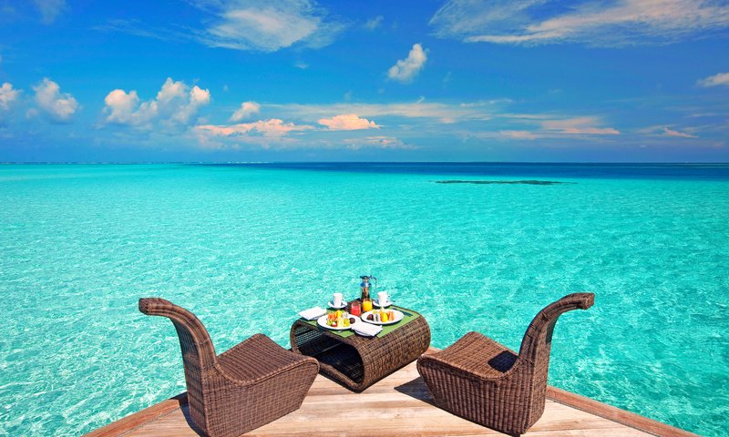 Обои море, отдых, мальдивы, sea, stay, the maldives разрешение 5616x3744 Загрузить