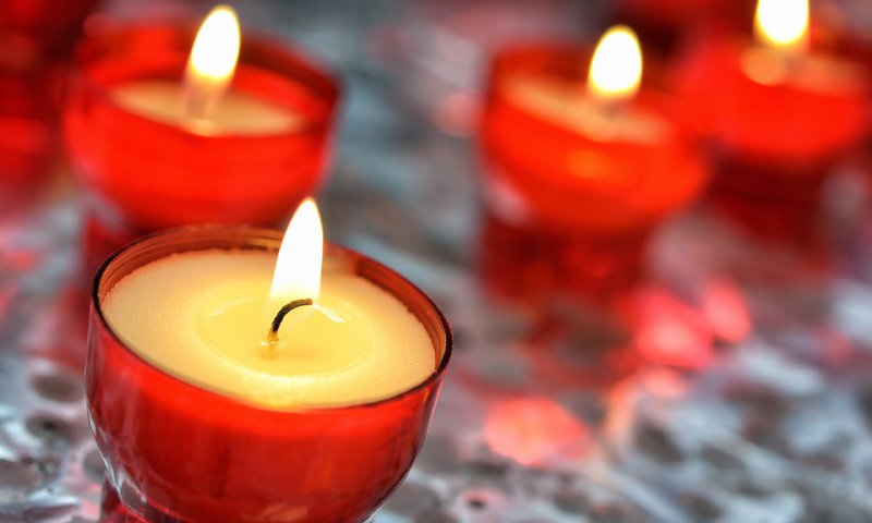 Обои свечи, пламя, огонь, огоньки, свечки, candles, flame, fire, lights, candle разрешение 3840x2400 Загрузить