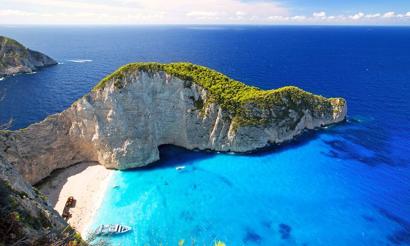 Обои море, пляж, греция, бухта, 7, sea, beach, greece, bay разрешение 3378x2533 Загрузить