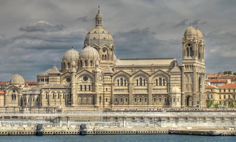 Обои франция, марсель, кафедральный собор, marseille cathedral, france, marseille, cathedral разрешение 2799x1844 Загрузить