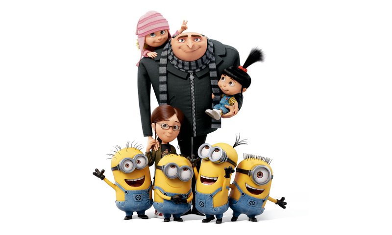 Обои мультфильм, девочки, миньоны, гадкий я 3, cartoon, girls, minions, despicable me 3 разрешение 7111x4000 Загрузить