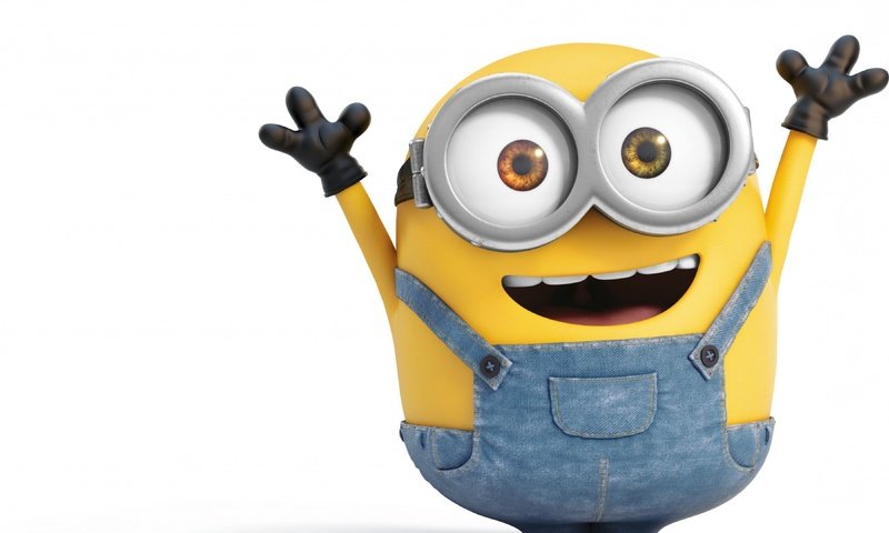 Обои мультфильм, униформа, миньон, миньоны, cartoon, uniform, minion, minions разрешение 3840x2160 Загрузить