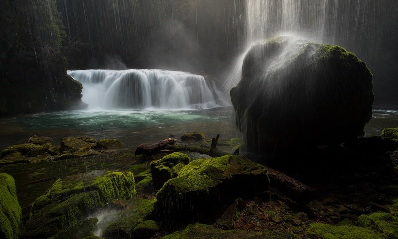 Обои вода, скалы, камни, водопад, брызги, поток, камень, водопады, water, rocks, stones, waterfall, squirt, stream, stone, waterfalls разрешение 2048x1365 Загрузить