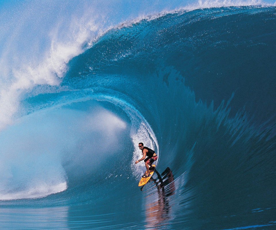 Обои волна, таити, серф, wave, tahiti, surf разрешение 1920x1080 Загрузить