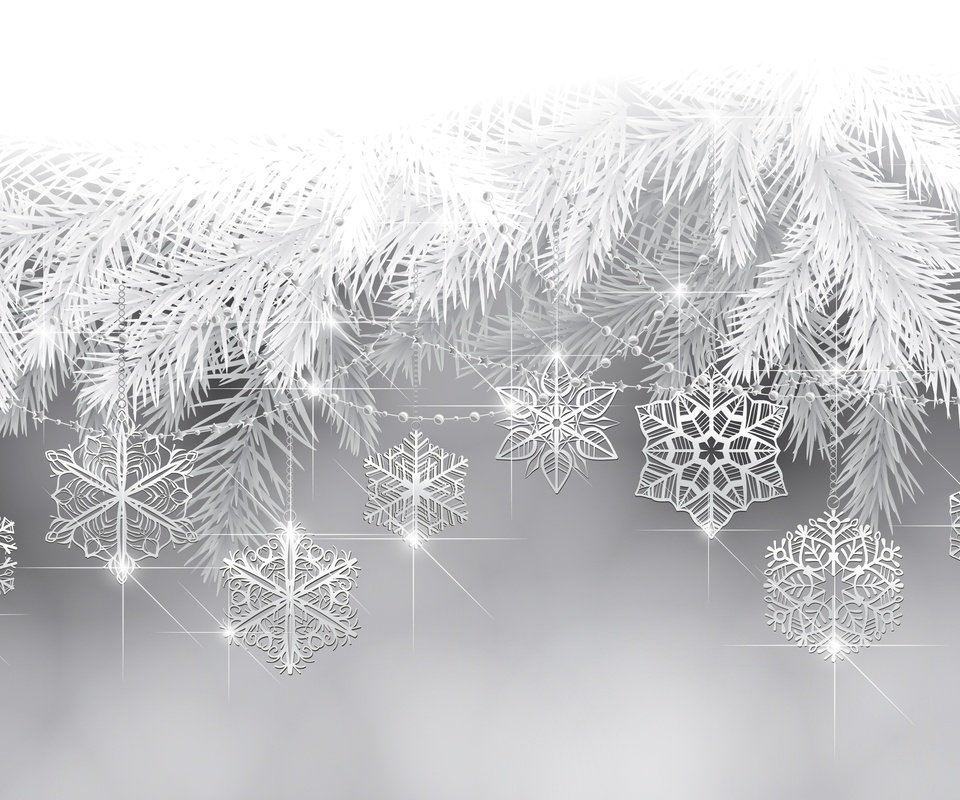 Обои новый год, елка, снежинки, праздник, веточки, new year, tree, snowflakes, holiday, twigs разрешение 7988x5321 Загрузить