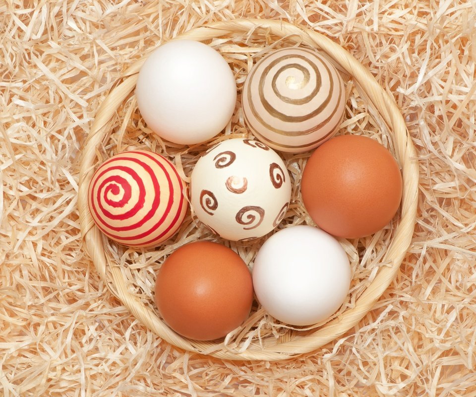 Обои корзина, пасха, яйца, basket, easter, eggs разрешение 4288x2848 Загрузить