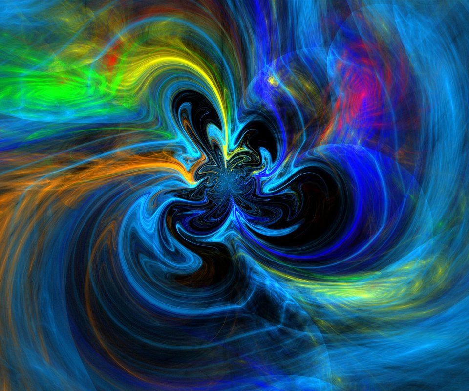 Обои свет, цвета, узор, краски, фрактал, light, color, pattern, paint, fractal разрешение 2560x1440 Загрузить