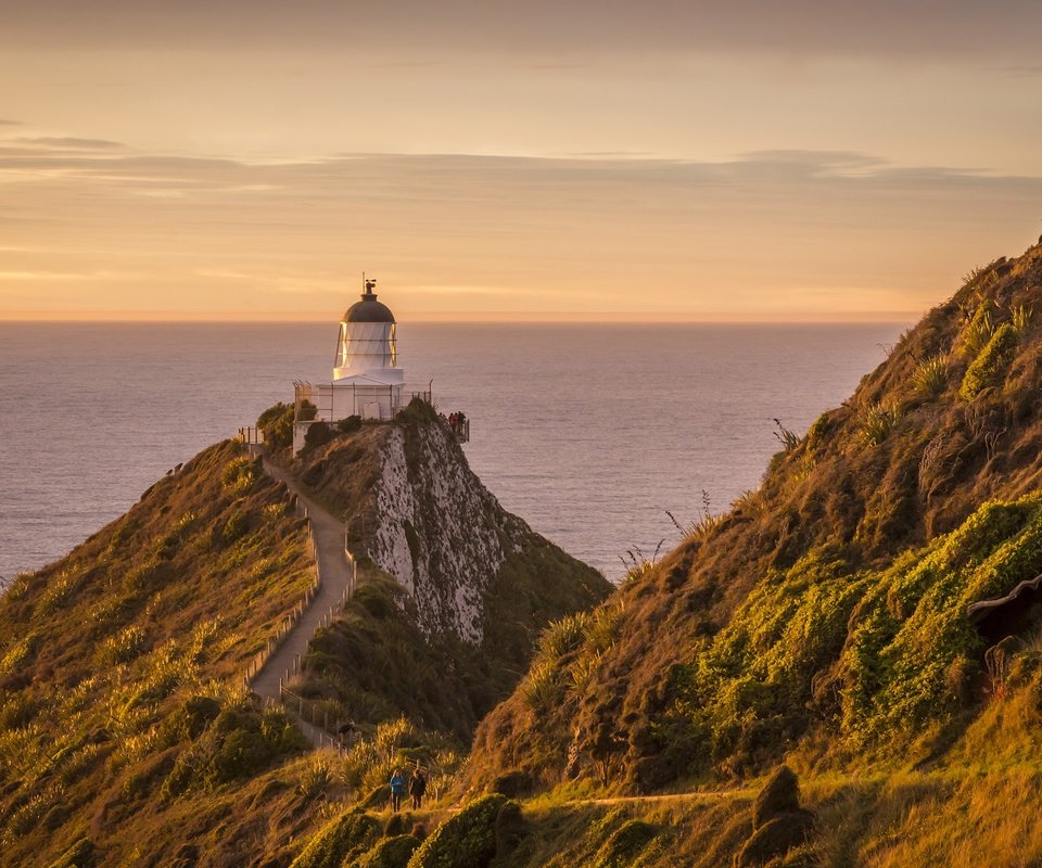 Обои nugget point lighthouse, небо, скалы, море, маяк, побережье, новая зеландия, мыс, кэтлинс, the sky, rocks, sea, lighthouse, coast, new zealand, cape, catlins разрешение 2560x1600 Загрузить