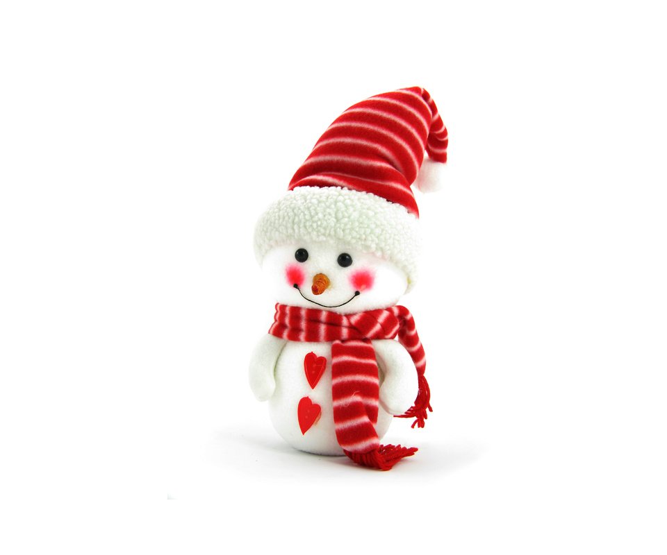 Обои новый год, снеговик, белый фон, шапка, праздники, рождество, сердечки, шарф, new year, snowman, white background, hat, holidays, christmas, hearts, scarf разрешение 7500x4718 Загрузить
