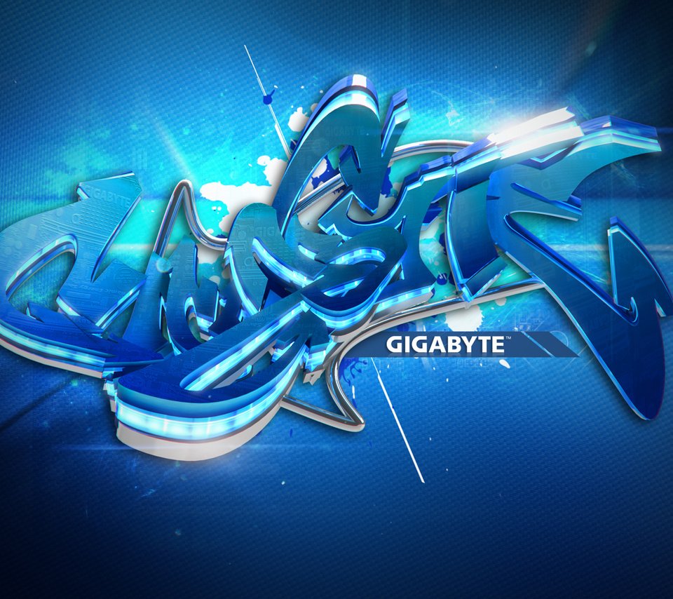 Обои стиль, графитти, gigabyte, style, graffiti разрешение 1920x1080 Загрузить