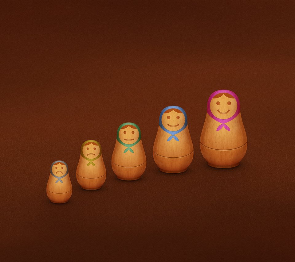 Обои фигурки, матрешки, figures, dolls разрешение 2560x1600 Загрузить