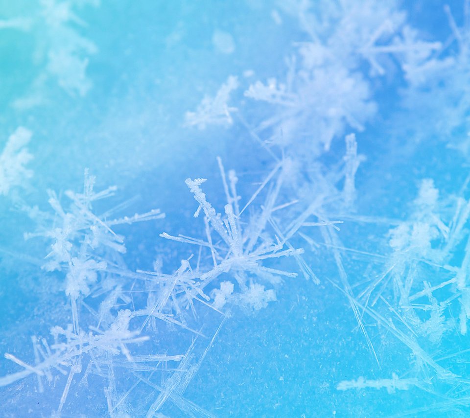 Обои снежинки, зимний узор, голубая текстура, snowflakes, winter pattern, blue texture разрешение 2560x1600 Загрузить