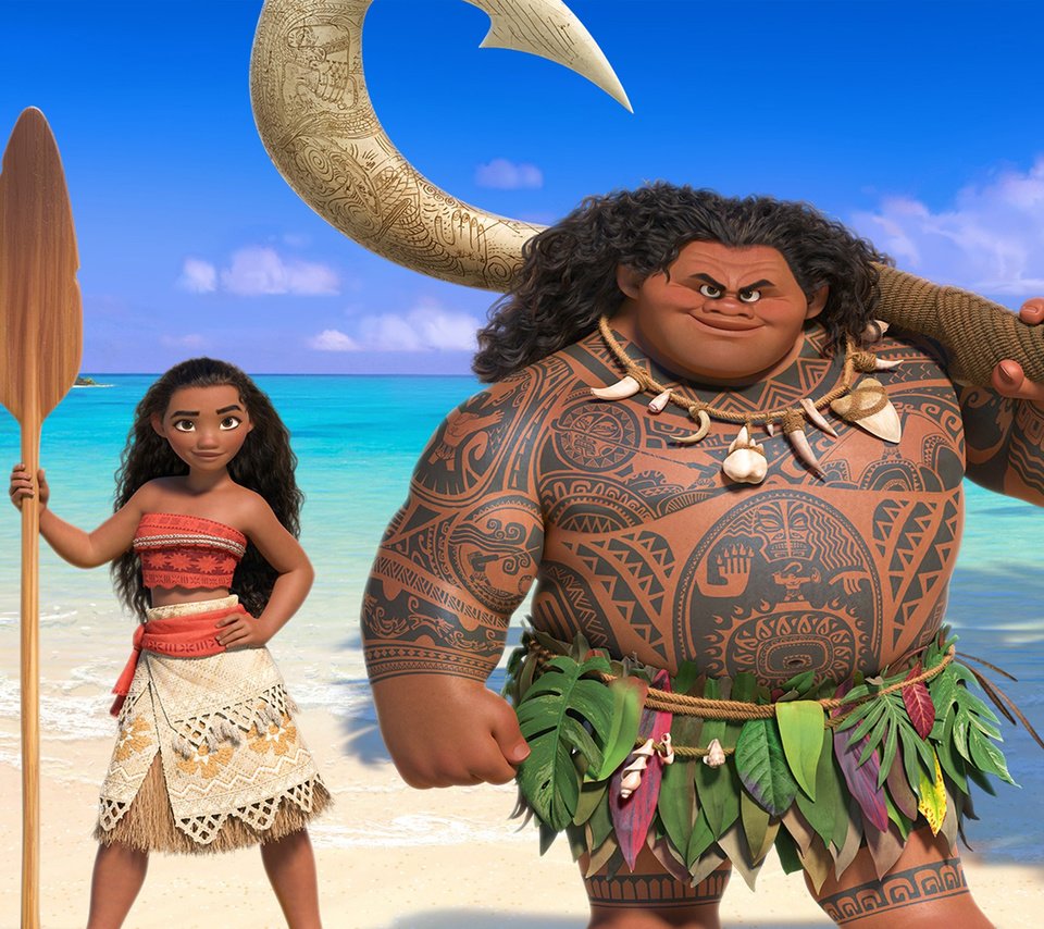 Обои дисней, моана, мауи, disney, moana, maui разрешение 2560x1600 Загрузить